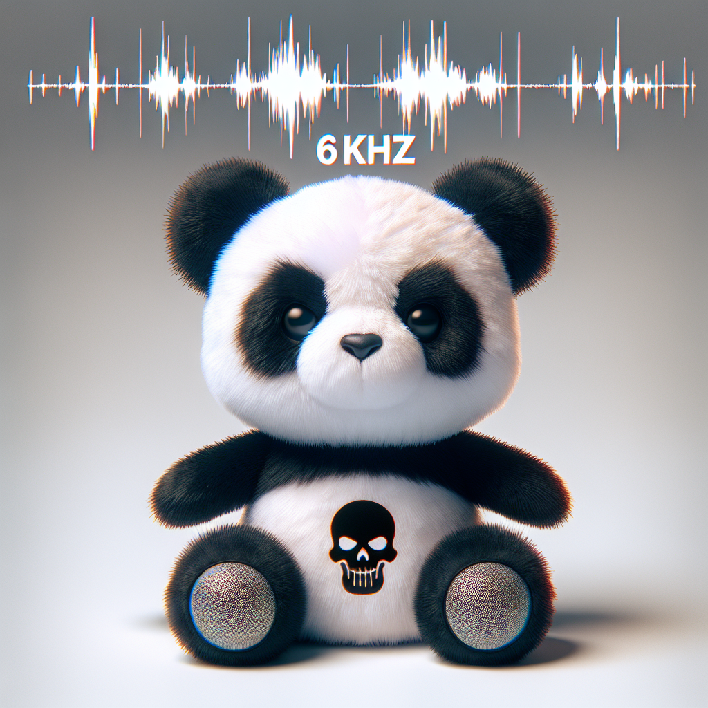 SKULLPANDA Plush 6kHz