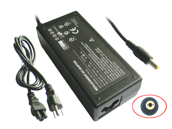 Cargador portatil, fuente de alimentación para Acer Aspire 19V 4,74A 90W, 5,5 x 2,5, 1511