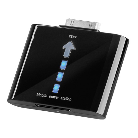 Bateria de emergencia para iPod, iPhone, negro, Litio Ion