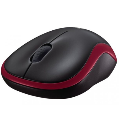 Logitech Ratón Inalámbrico M185 Rojo