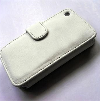 Funda para Iphone 3G con clip color blanco